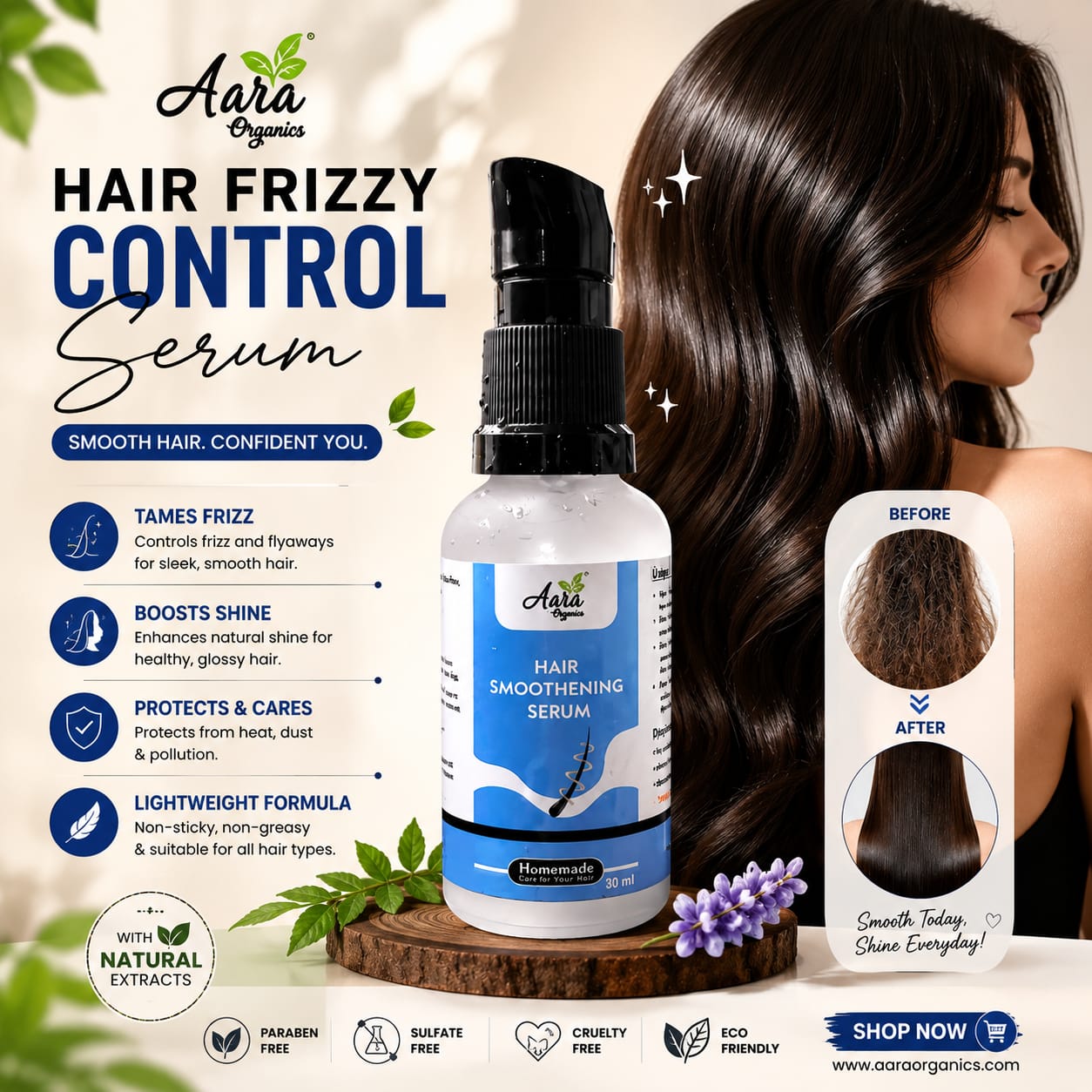 Hair Frizzy Control Serum