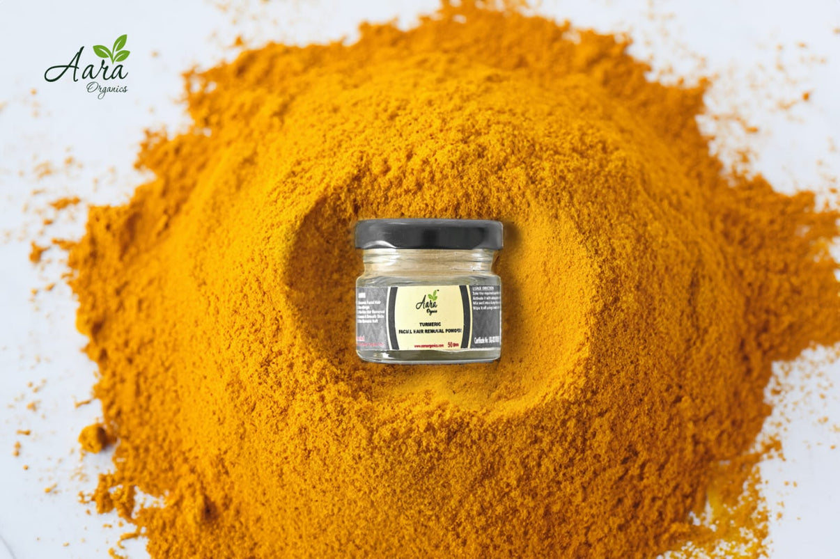 Turmeric Facial Hair Removal Powder AARA ORGANICS